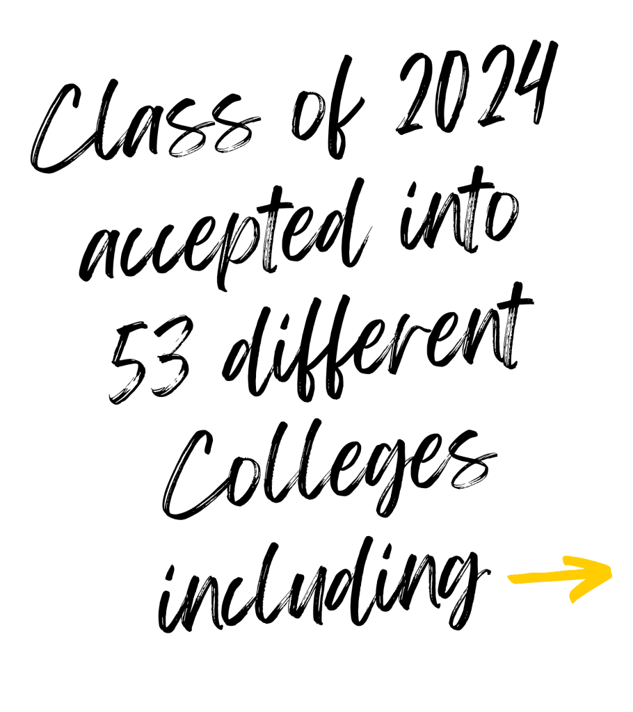 class of 2024 accepted into 53 different colleges